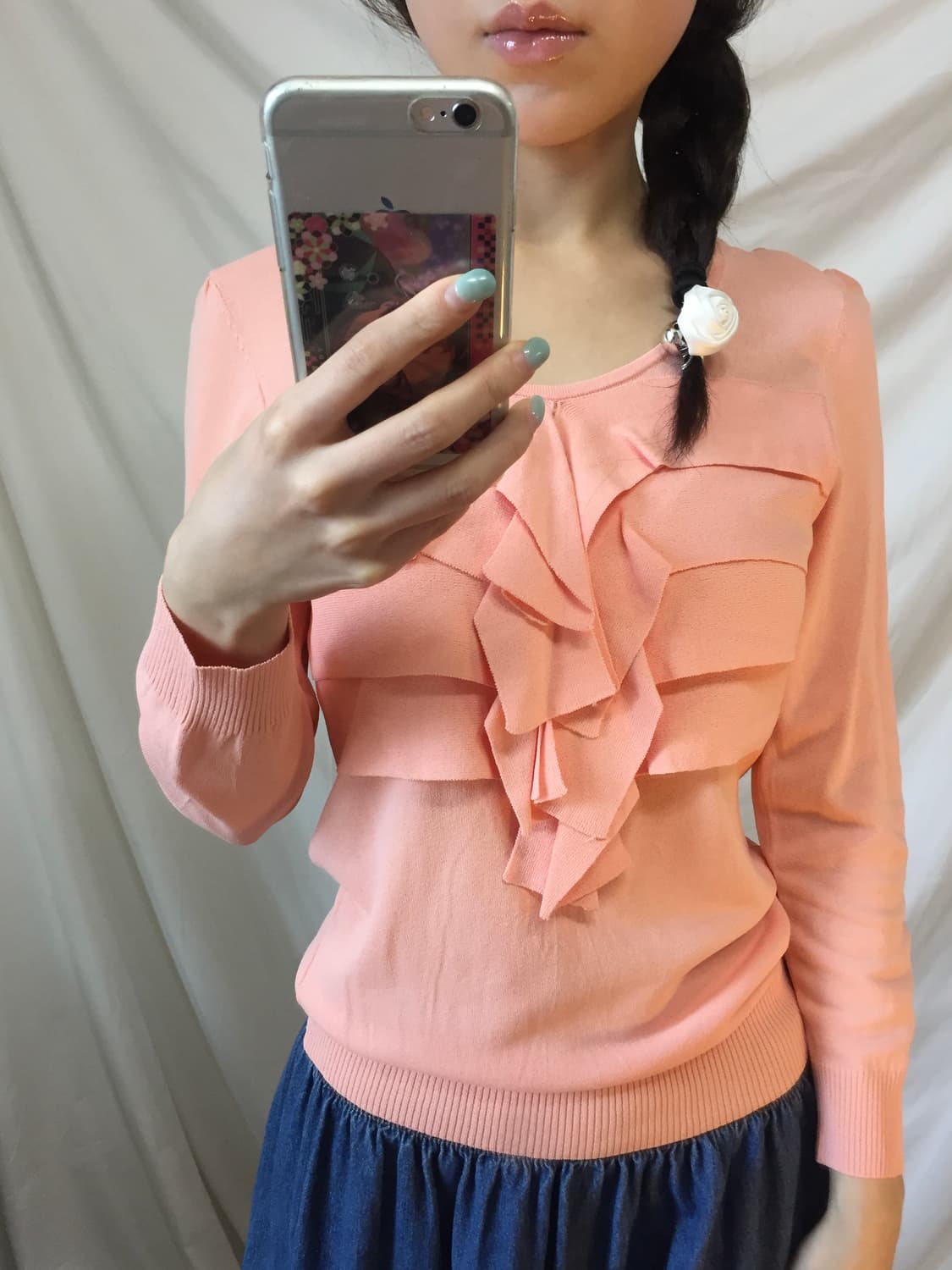 프릴 코랄 탑 상품이미지6