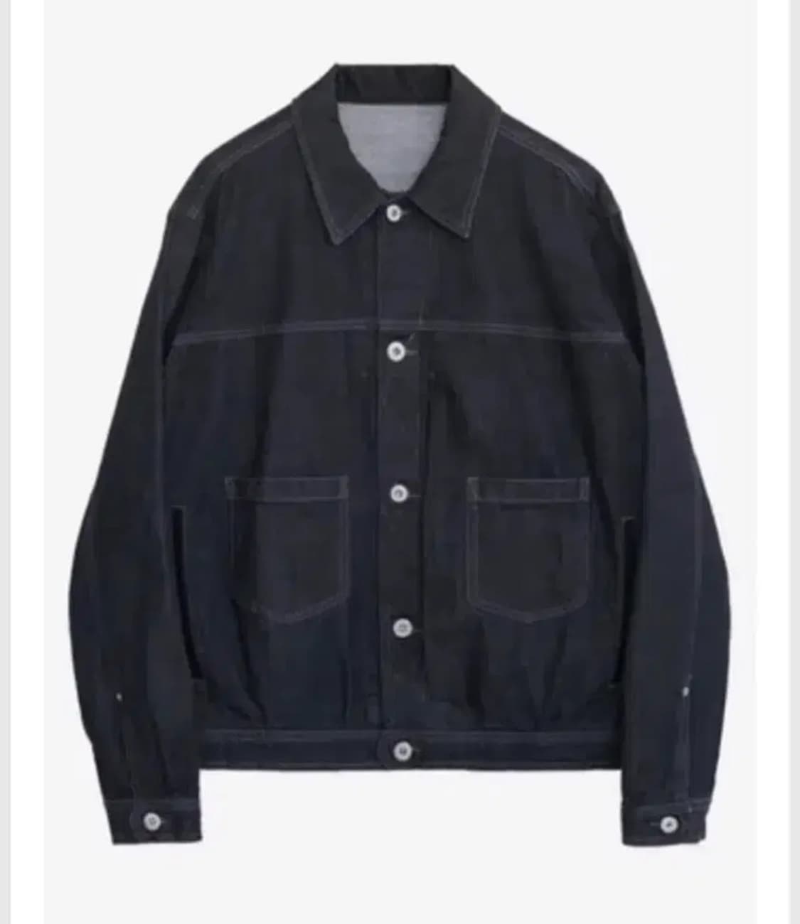 [4] 폴리테루 데님 트러커 자켓 인디고 상품이미지1