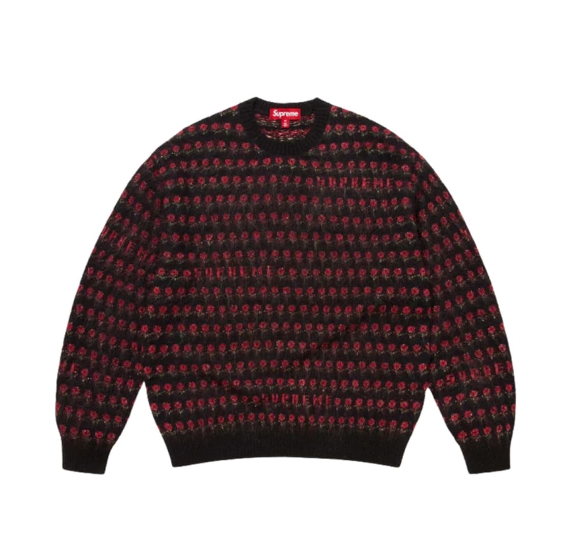 (m) 슈프림 25fw 플라워 니트 상품이미지1
