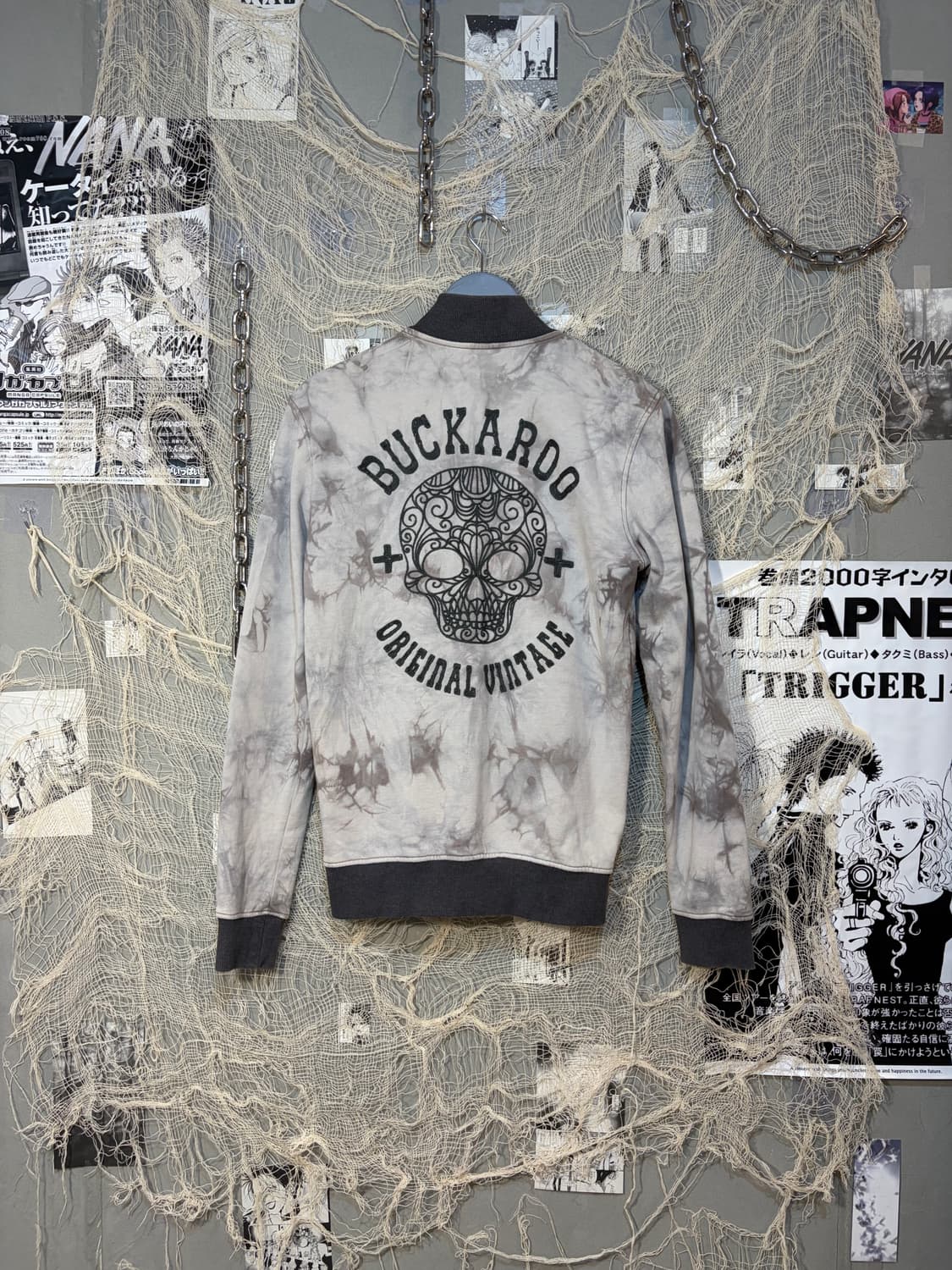 BUCKAROO tie-dye skull embroidery zip up 상품이미지8