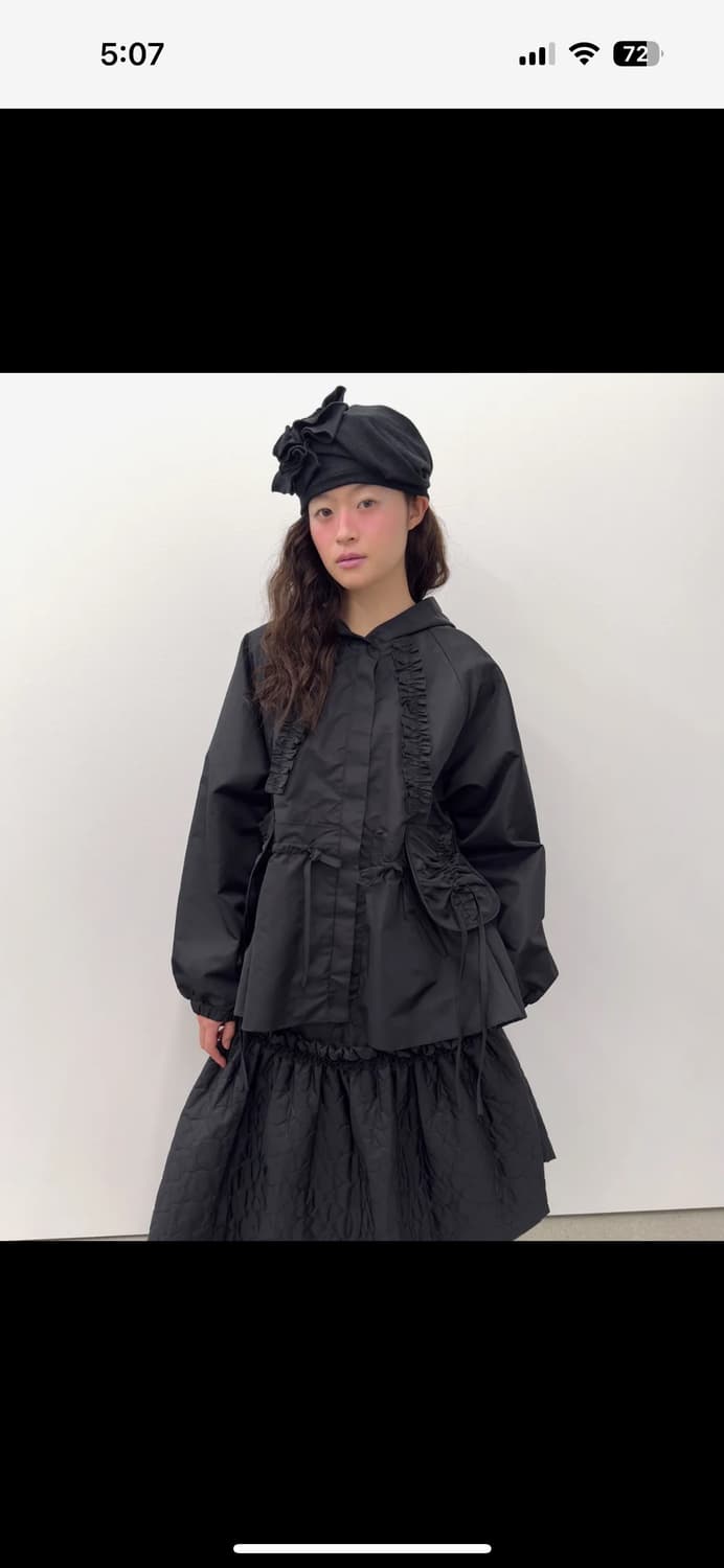 타입서비스 Ruffled Peplum Hoodie Jacket 상품이미지2