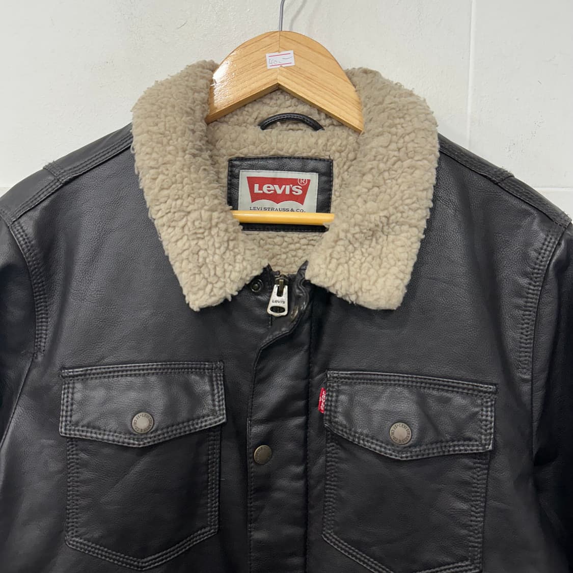 리바이스 가죽 트러커자켓 상품이미지2