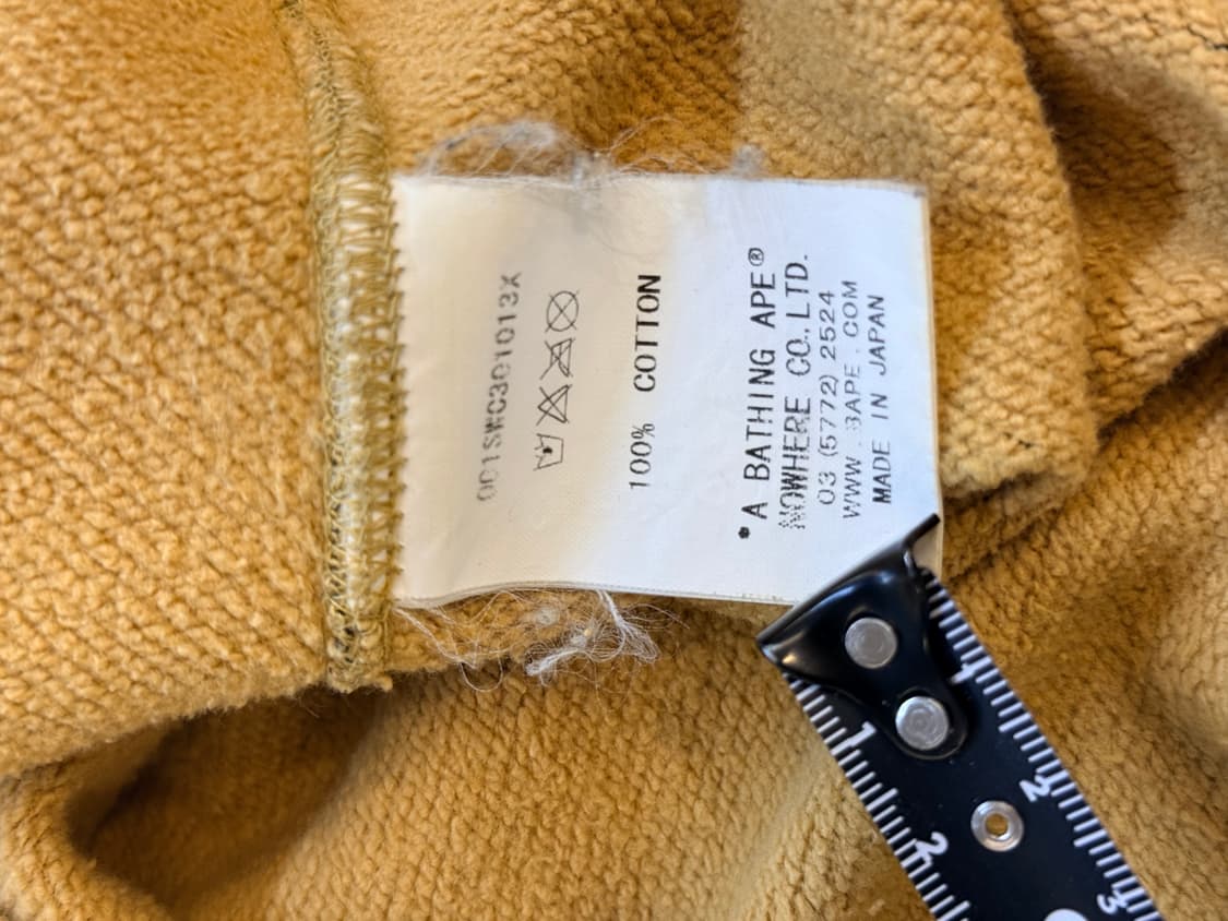 베이프 퍼스트 카모 컬리지 크루넥 맨투맨 상품이미지4