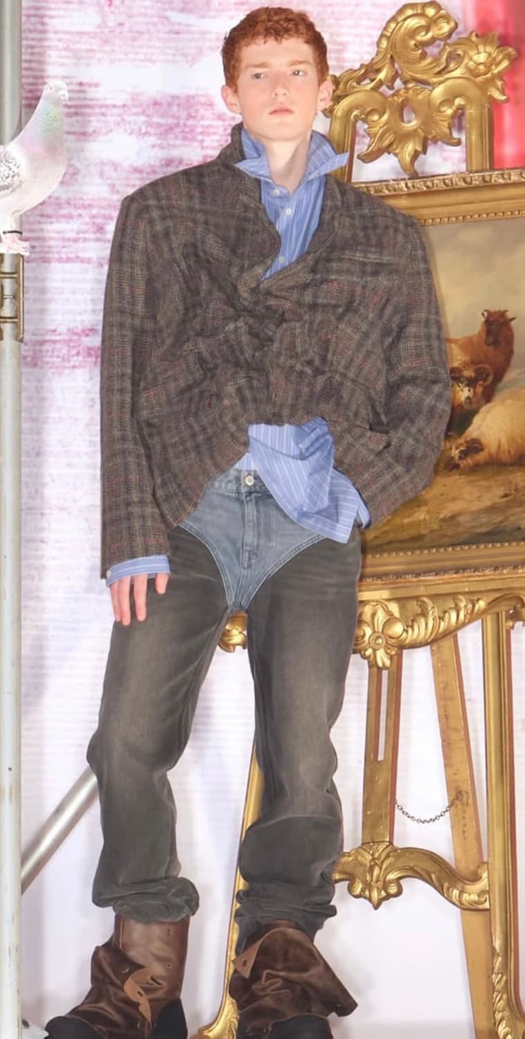 [36,38]H&m 글렌마틴스 투톤 스트레이트 레그진 상품이미지2