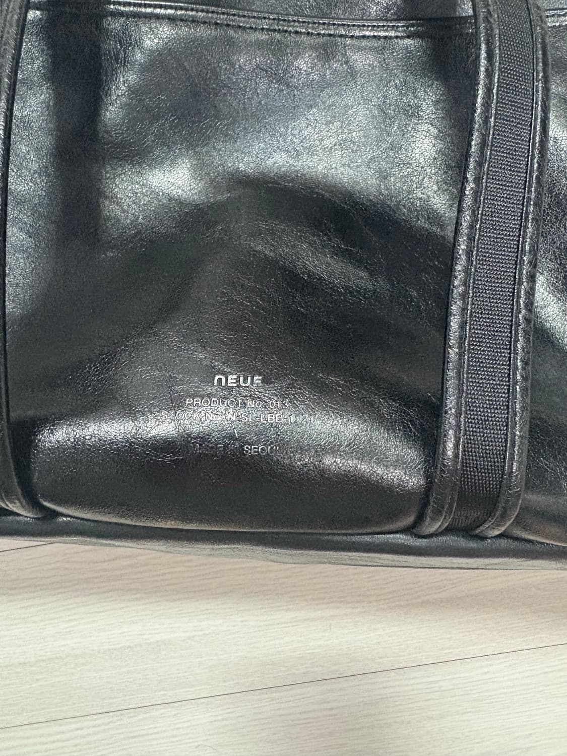 노이에 보스턴백 블랙m 상품이미지3