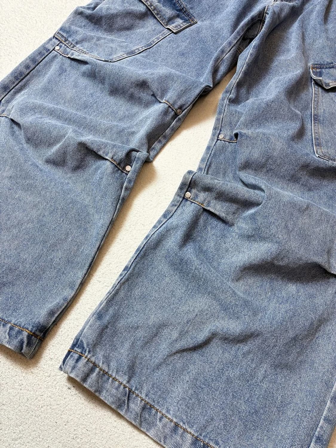 어반드레스 사이드 빅 카고 와이드 데님 팬츠 PN7789 상품이미지5