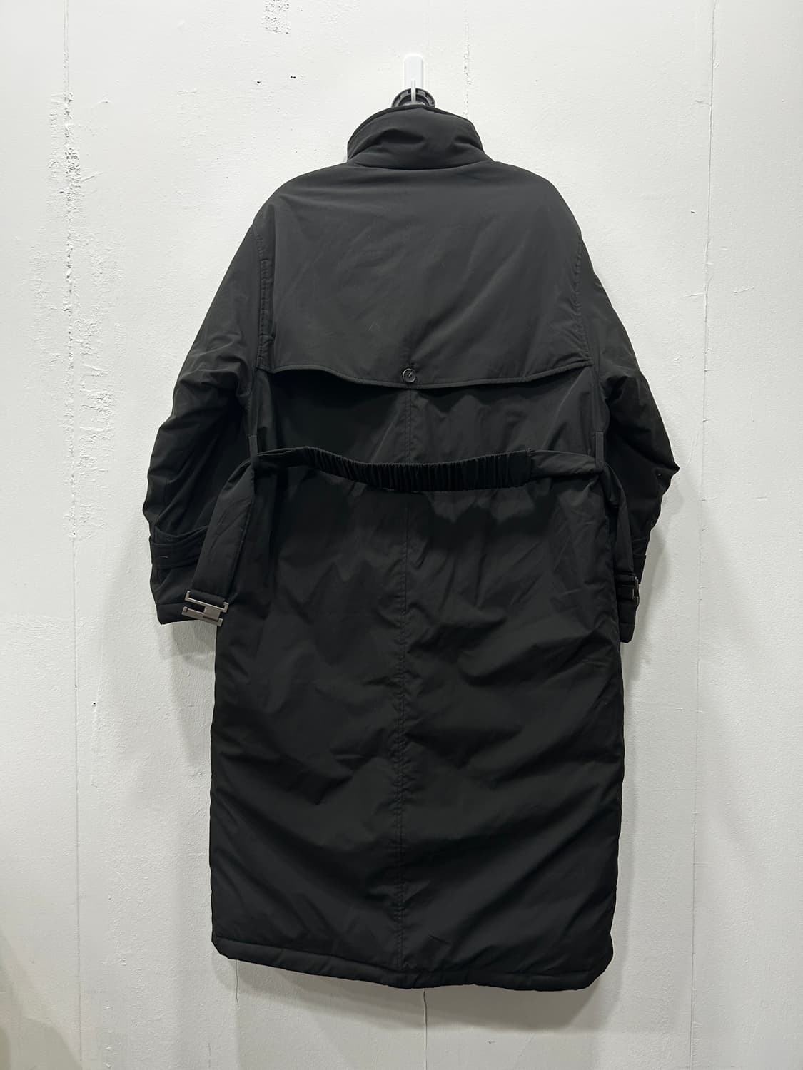 베라왕 VW 구스다운 벨티드 롱 패딩코트 66 블랙 상품이미지2