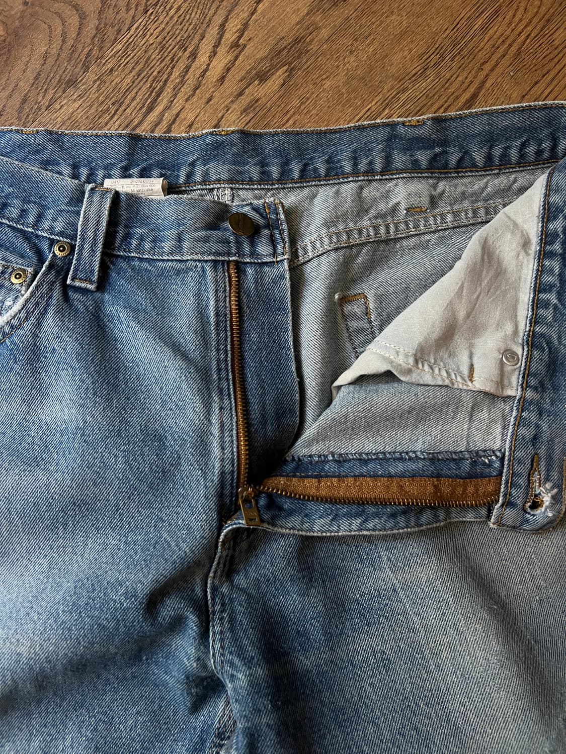 [38]칼하트 USA 빈티지 워싱 워크 데님 팬츠 상품이미지3