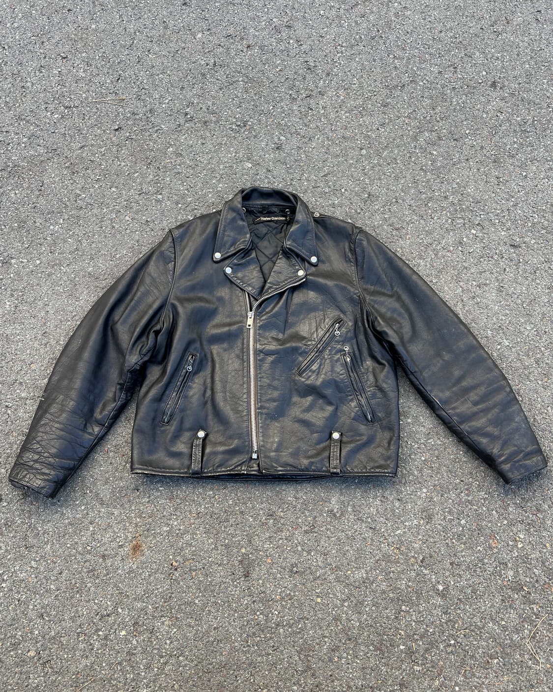 [XXL] 70s 빈티지 할리데이비슨 더블 라이더 자켓 상품이미지2