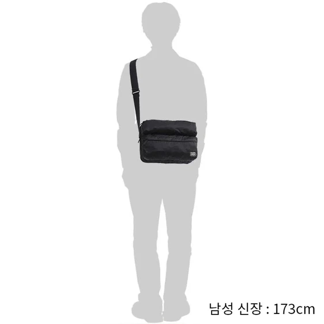 포터 프레임 숄더백 S 블랙 상품이미지2
