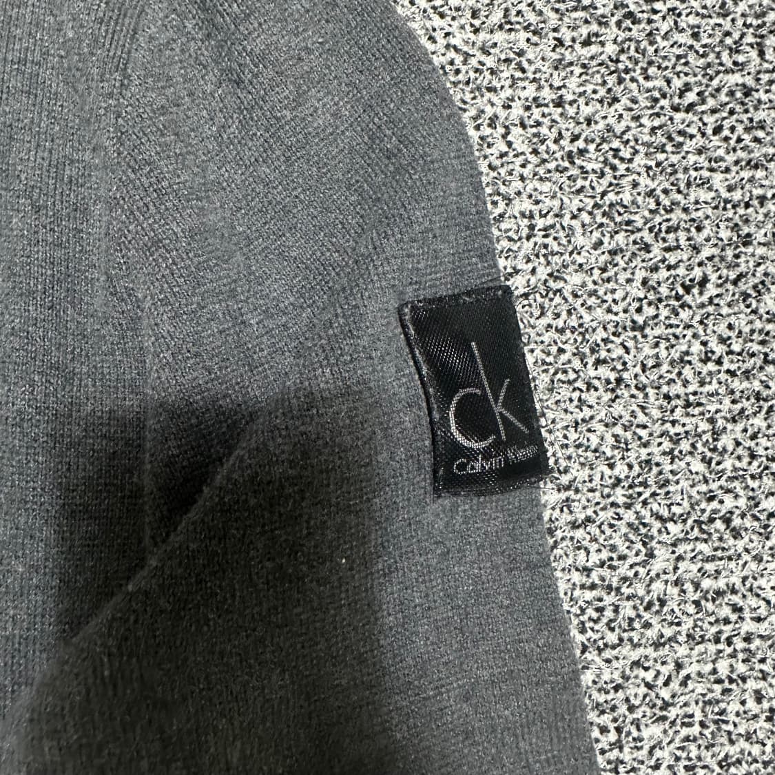 (M) 캘빈클라인 니트 집업 캐주얼 상품이미지4