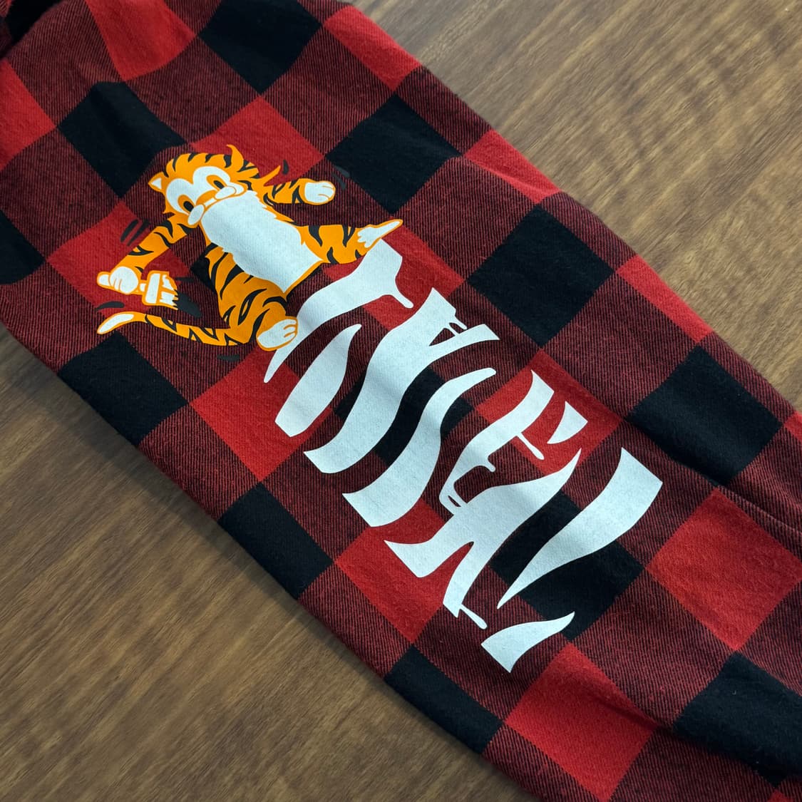 베이프 타이거 체크 플란넬 셔츠 M 상품이미지5