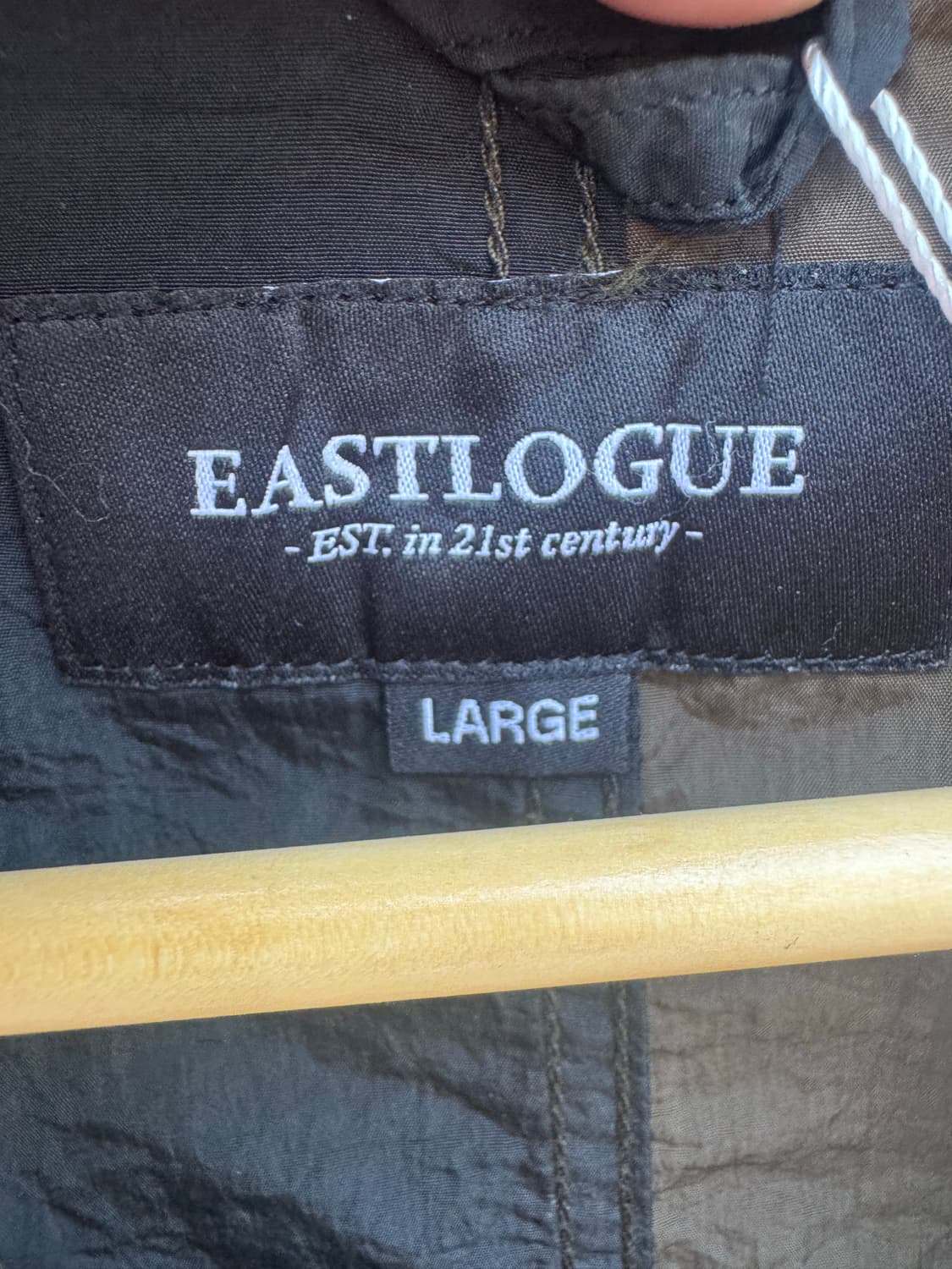 이스트로그 카키 블랙 투톤 바람막이 자켓 L 상품이미지5