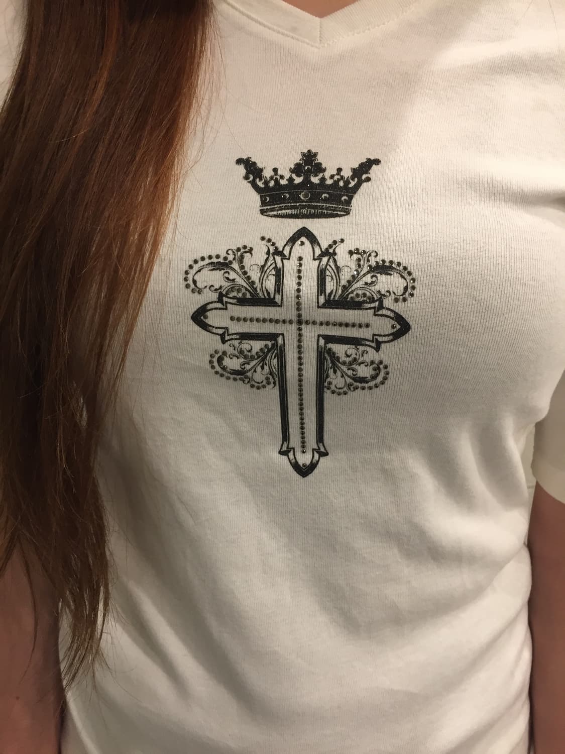 “MURDER LICENSE” Cross V-Neck 상품이미지6