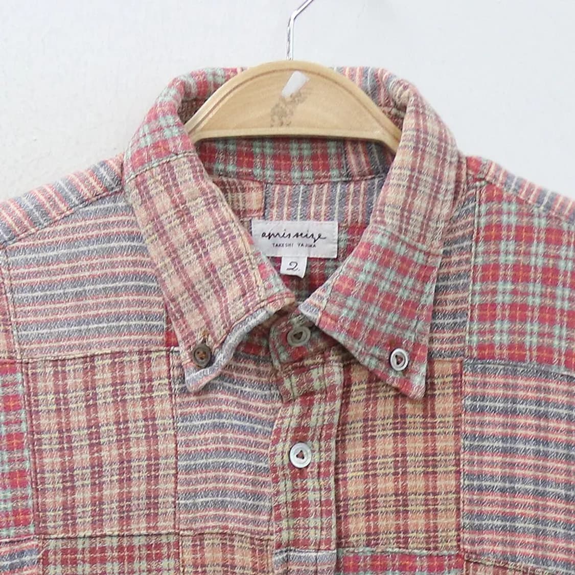 TAKESHI YAJIMA 체크 셔츠 66524 상품이미지3