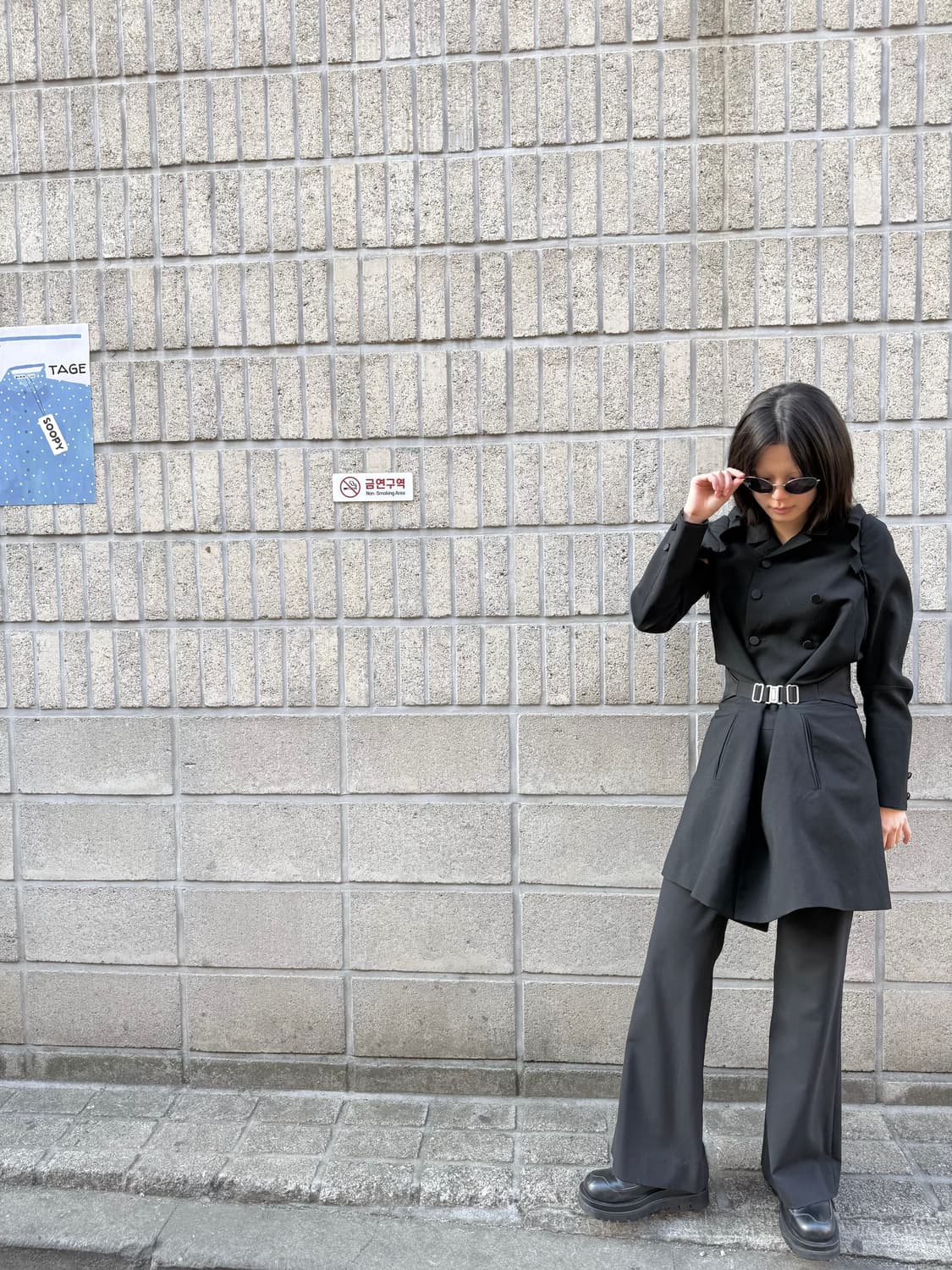 언더커버 아방가르드 버클 더블 자켓 상품이미지2