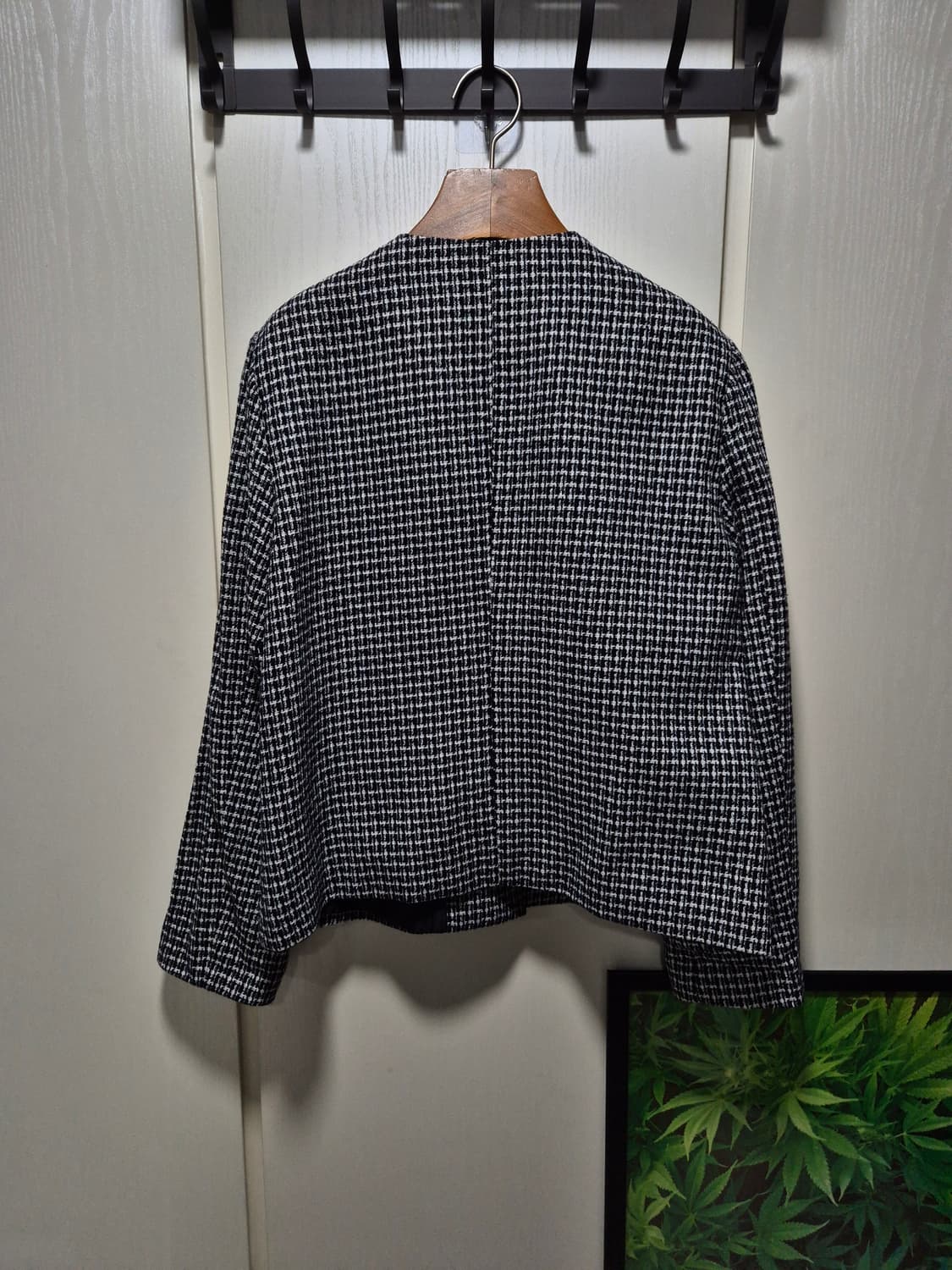 (세일)(새상품)체크 트위드 자켓 스커트 셋업 상품이미지8