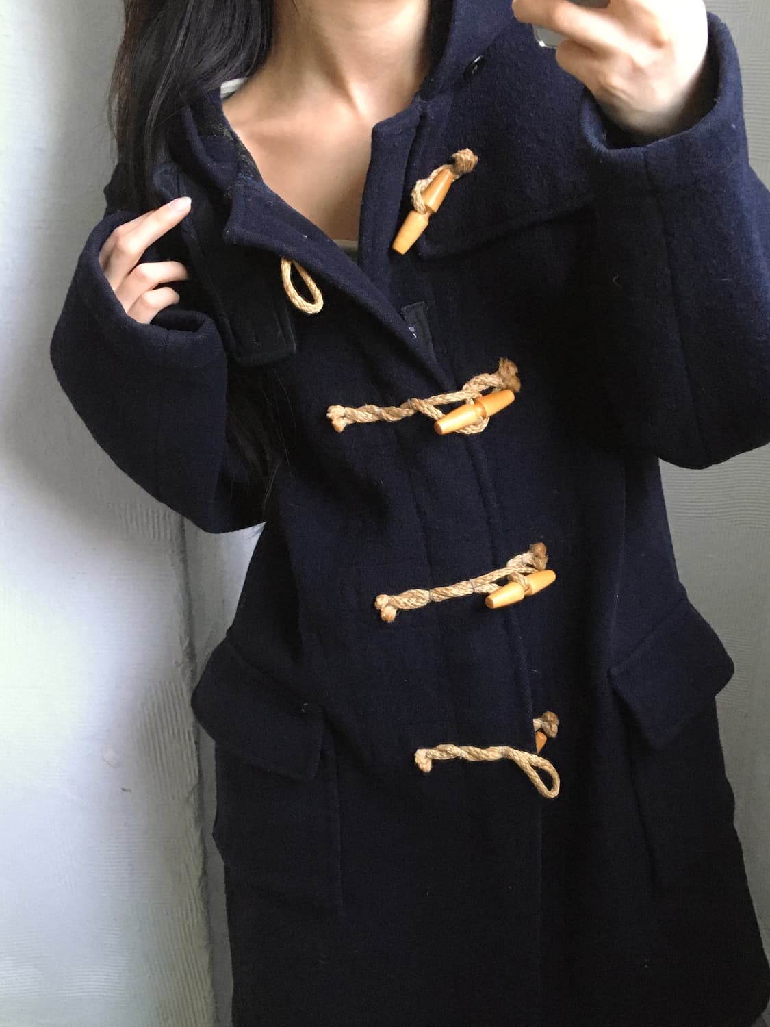 Gloverall 글로버올 네이비 더플 코트  상품이미지3