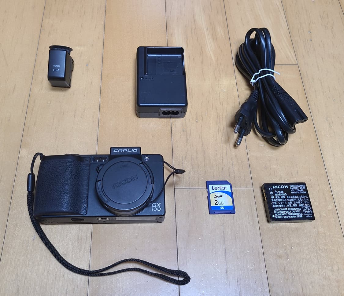 리코 GR GX100 카메라 + vf-1 뷰파인더 상품이미지5