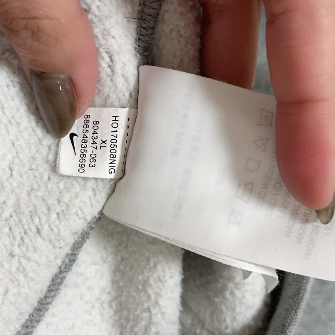 [정품] 나이키 그레이 푸츄라 후드티 [ XL ] 상품이미지6