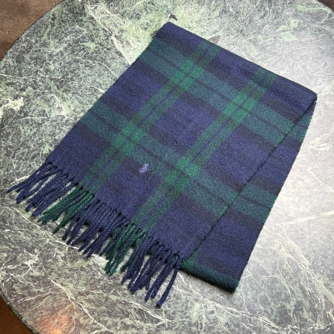 폴로 랄프로렌 체크 울 머플러 목도리 상품이미지1