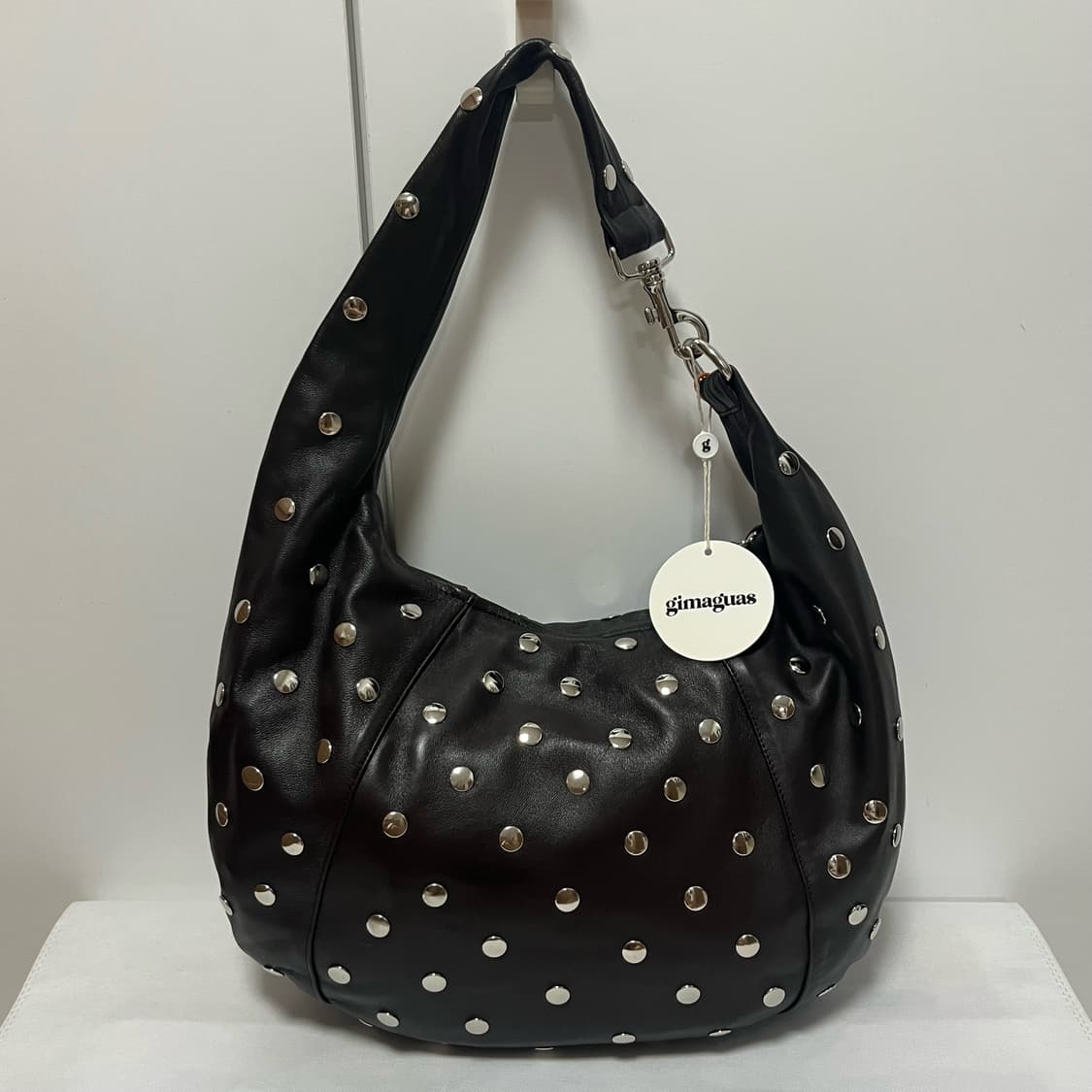 기마구아스 Paula 스터드 파울라 백/브라운 상품이미지1