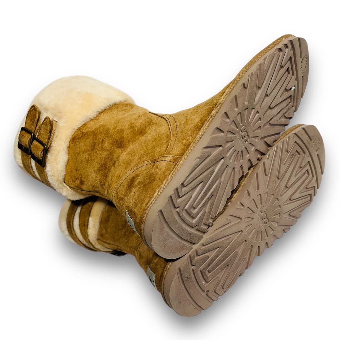 UGG Suede Chestnut Sheepskin Boots 상품이미지8