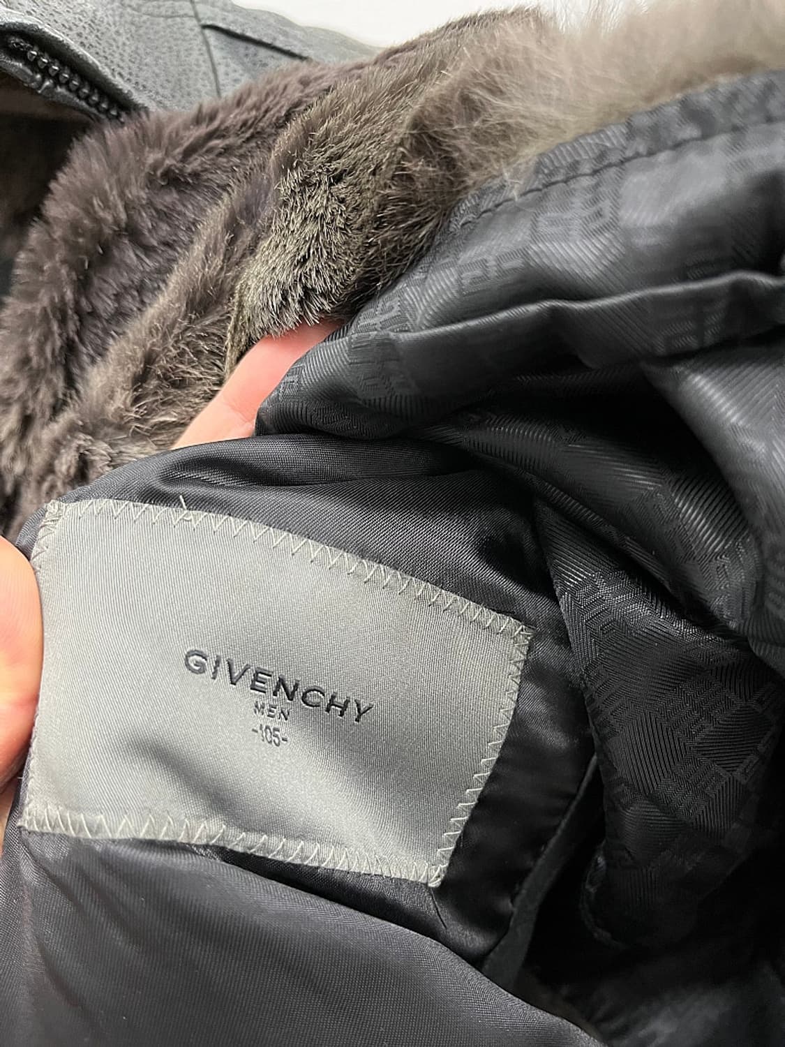 105) 지방시 모피내피 가죽자켓  상품이미지9