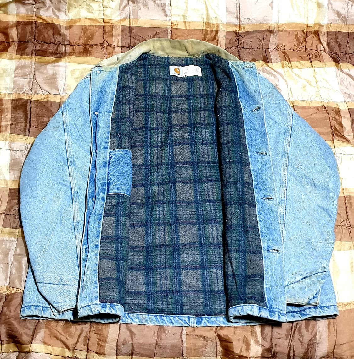 칼하트 연청 데님 초어 코트 US - XL 105 ~ 115 상품이미지4