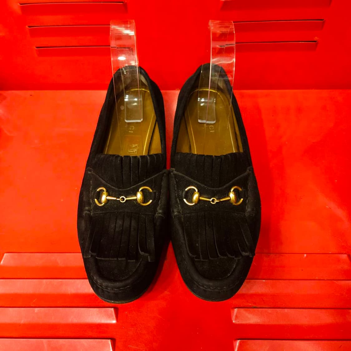 구찌(GUCCI) 홀스빗 스웨이드 로퍼(351305) 36.5 상품이미지1