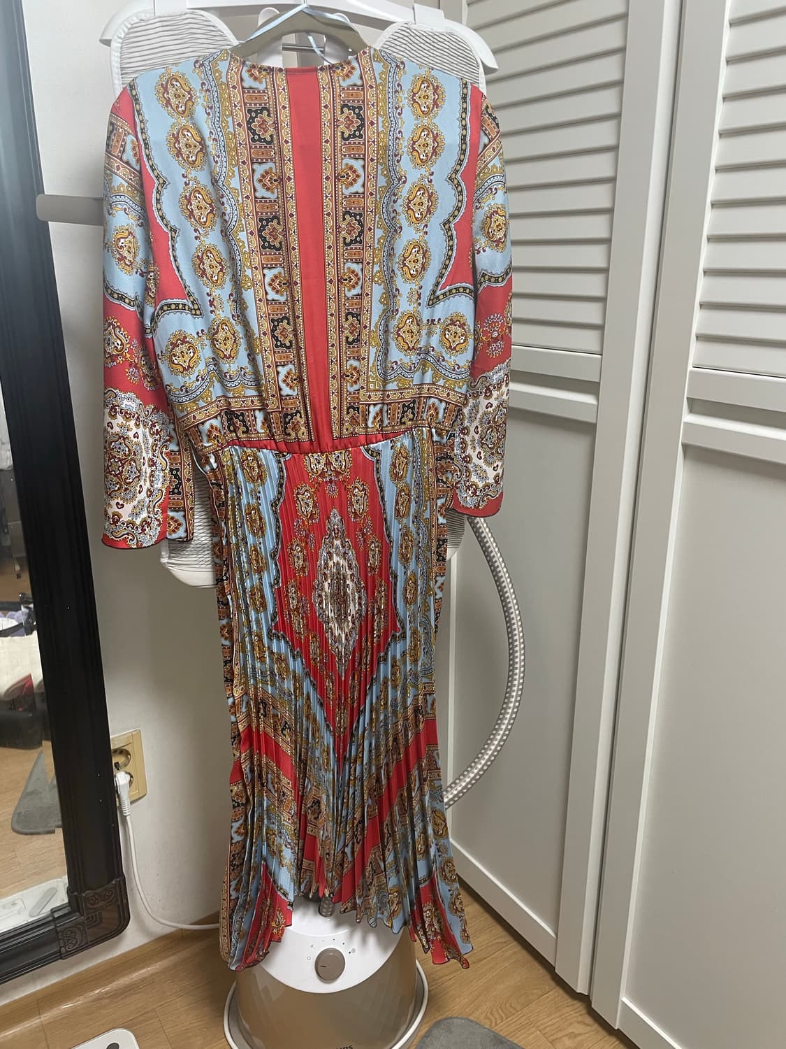 ZARA 패턴 롱 원피스 S 상품이미지4