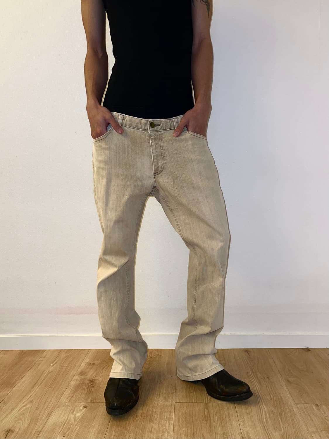 Theory yellow & white denim pants 상품이미지1