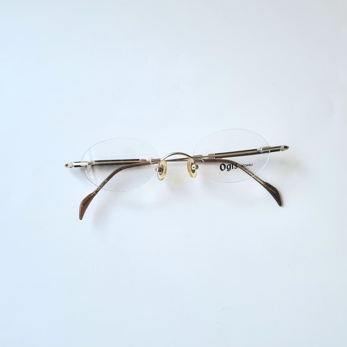 데드스탁 빈티지 오벌 무테 안경테 567 상품이미지1