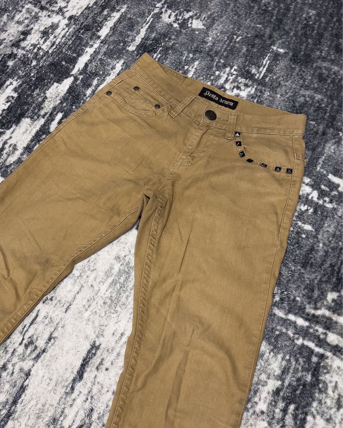 {PASTA DENIM} Stud Logo Pants LP 상품이미지4