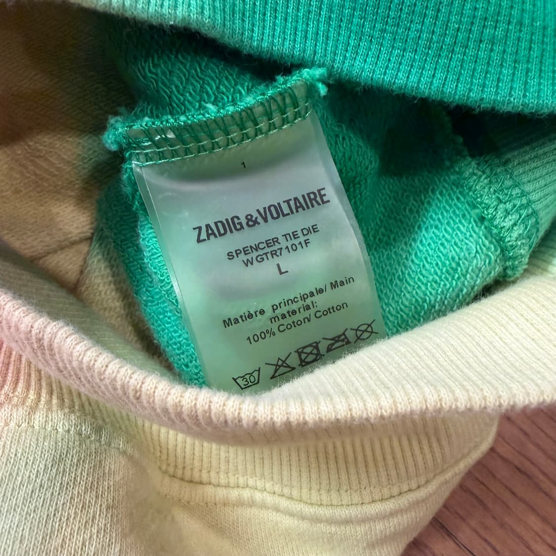 Zadig&Voltaire 스펜서 타이다이 후디  상품이미지5