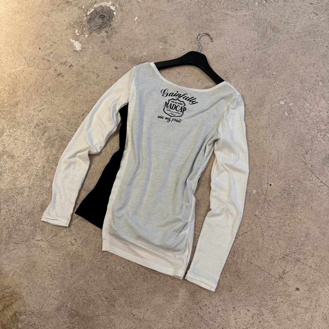 스컬 스팽글 레이어드 롱슬리브 상품이미지6