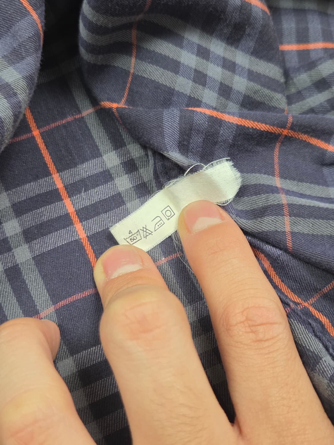 [버버리] 빈티지 체크 코튼 긴팔 셔츠 | S00115 상품이미지4