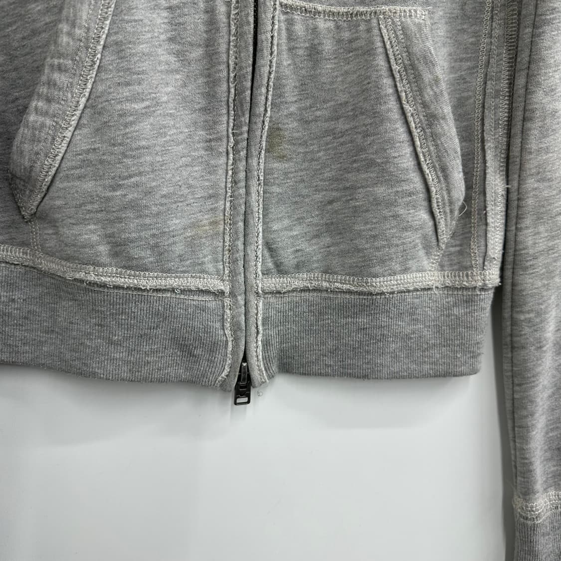 85 홀리스터 y2k 여자 딱붙핏 후드집업 상품이미지4