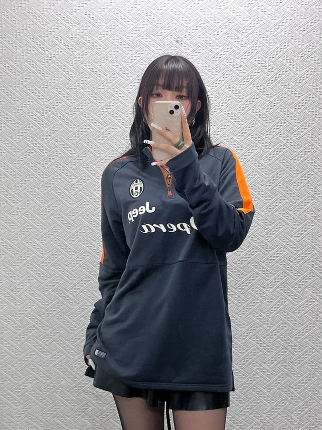 나이키 올드스쿨 유벤투스 유니폼 져지 반집업 롱슬리브 XL C11041 상품이미지2