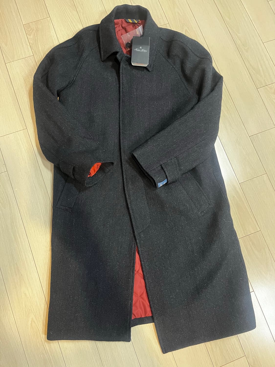 (새제품) 브룩스브라더스 헤링본 발마칸 코트 m 안젤리코 상품이미지2