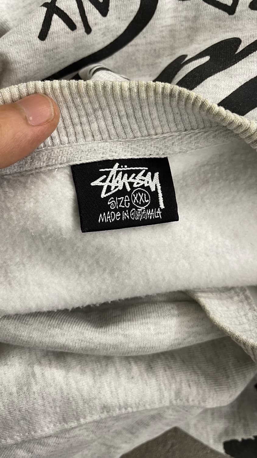 스투시 월드투어 크루넥 애쉬 헤더 2021  상품이미지3