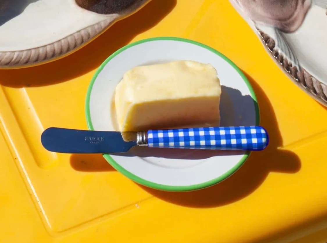 새상품) 사브르 데꼬르 체크 커트러리 (티스푼 포크 버터나이프 스프레더) 상품이미지3