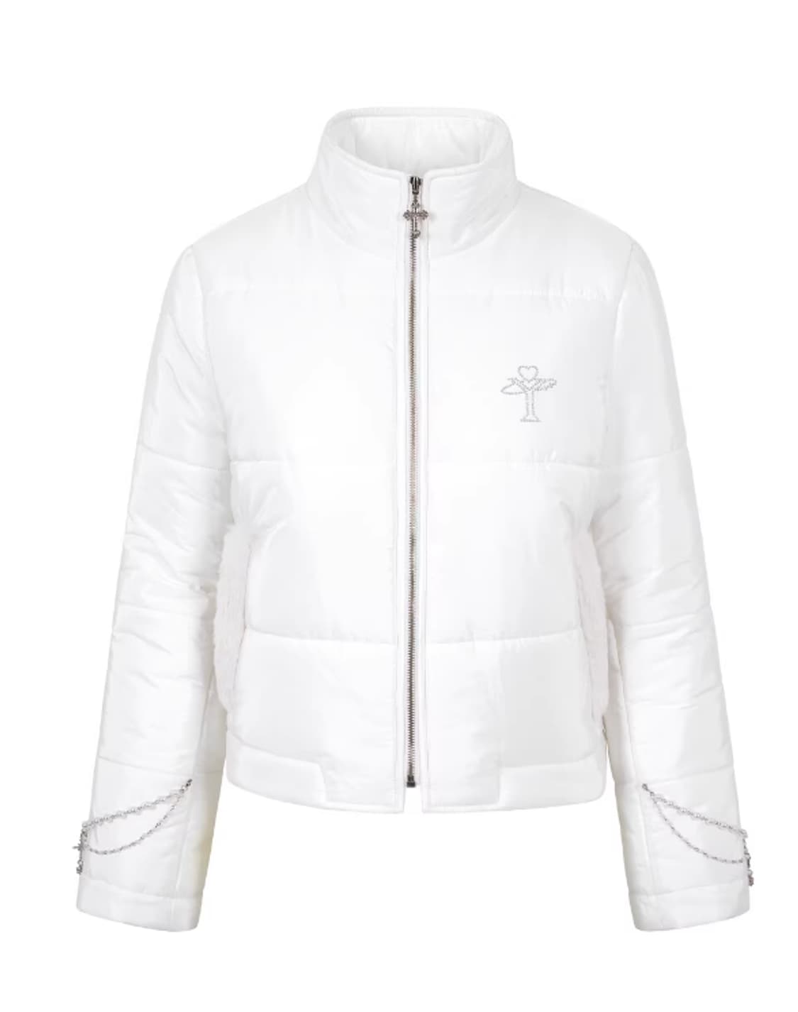 Slim Puffer with Handmade Chains 상품이미지1