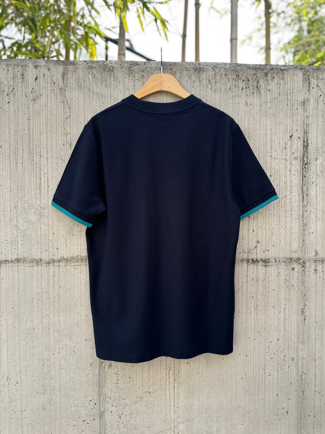 프레드 페리 팁드 커프 피케 라운드 티셔츠 상품이미지2