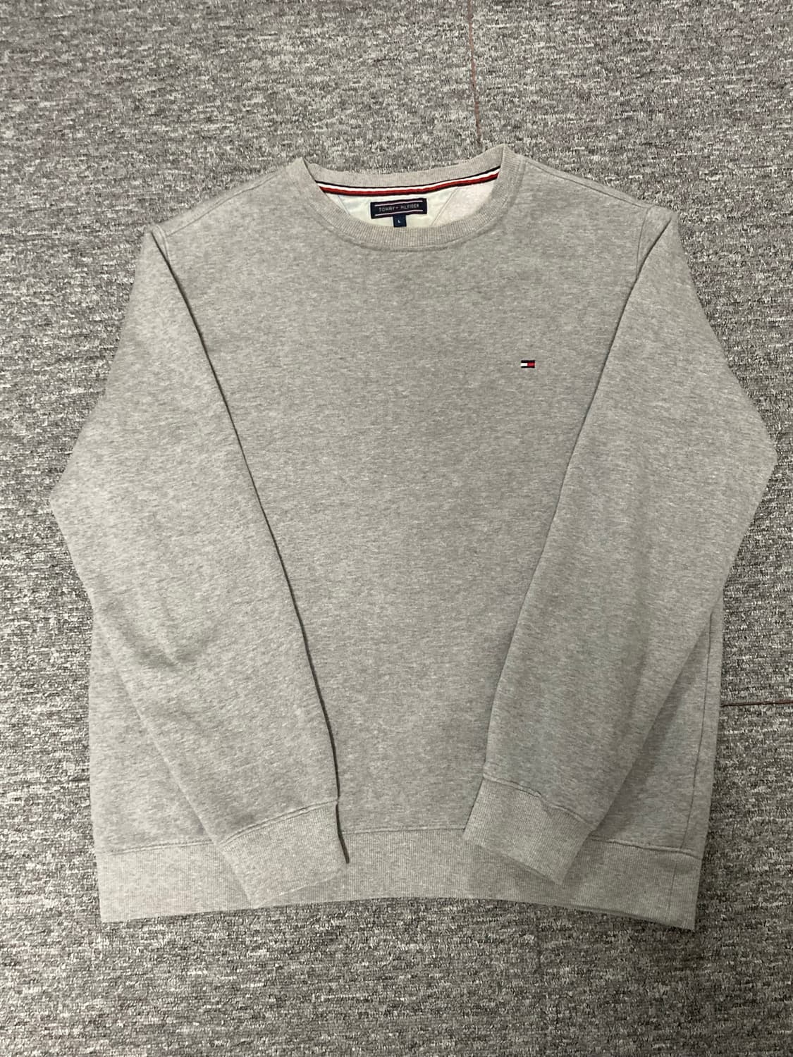 타미힐피거 그레이 맨투맨 L 상품이미지1