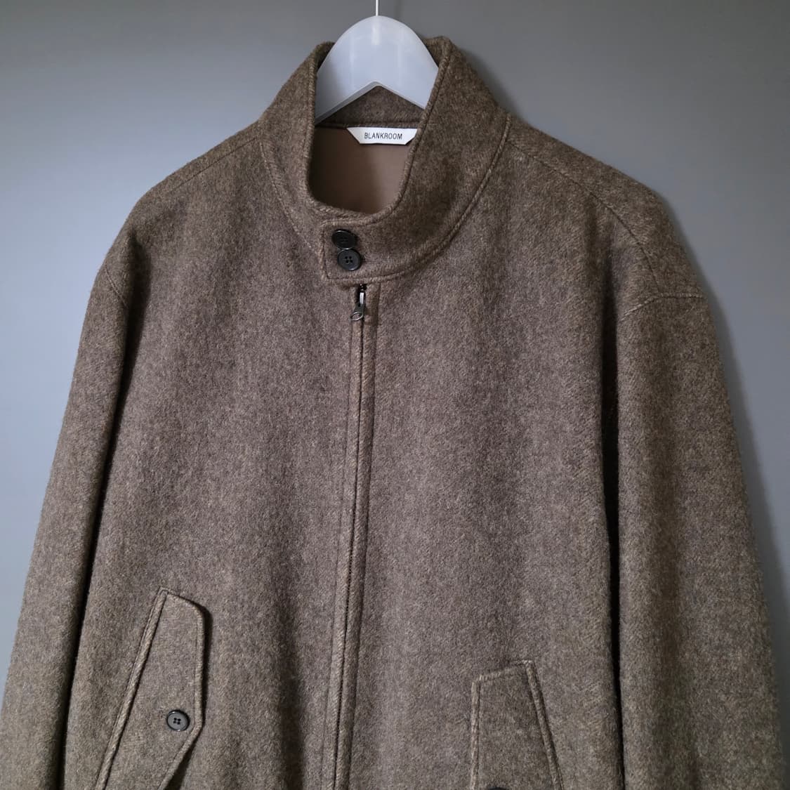 [1] 블랭크룸 해링턴 울 자켓 브라운 / 헤링턴 트위드 블루종 상품이미지3