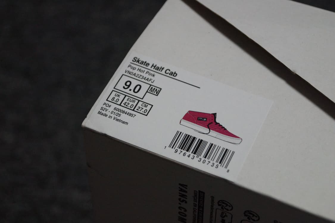 (270)(마지막한점) 반스 스케이트 하프캡 팝 핫핑크 상품이미지3