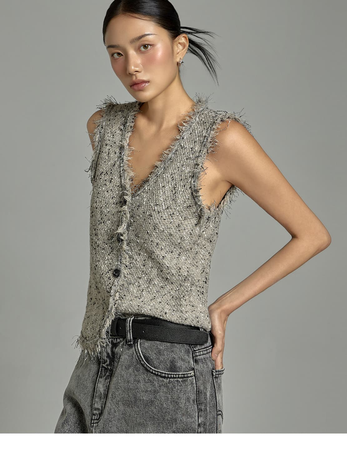 딘트(DINT) 베스트 가디건 세트 상품이미지2