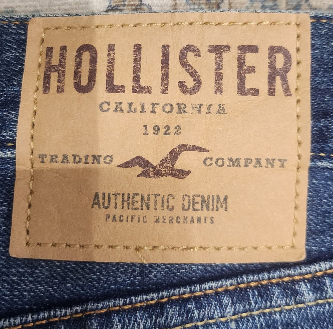홀리스터 데미지 단추 플라이 데님팬츠 33X34 사이즈 상품이미지4