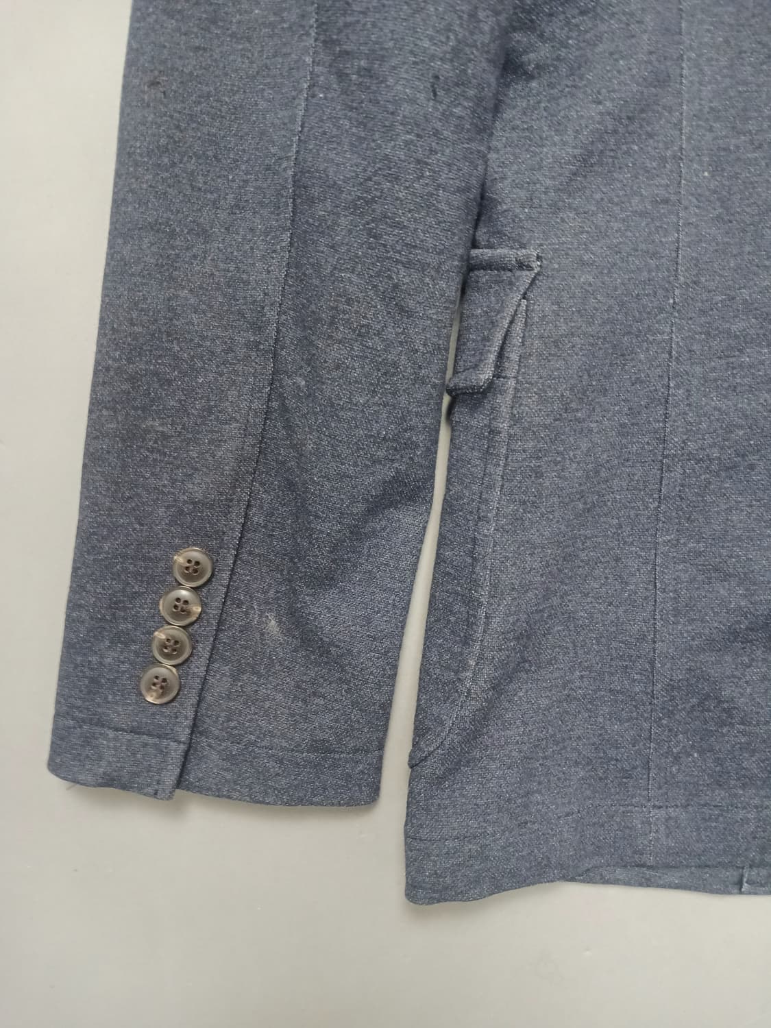 [105] 헤지스 차이나 카라 슬림핏 캐쥬얼 자켓 네이비 상품이미지8